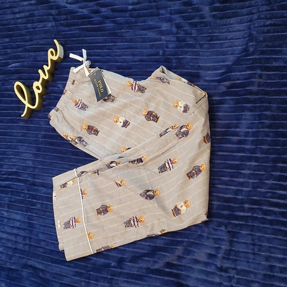 Polo Ralph Lauren Other - Polo Ralph Lauren Bear Pajama Pants sz Small